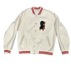 Dior Otani Campaign White Varsity Jacket