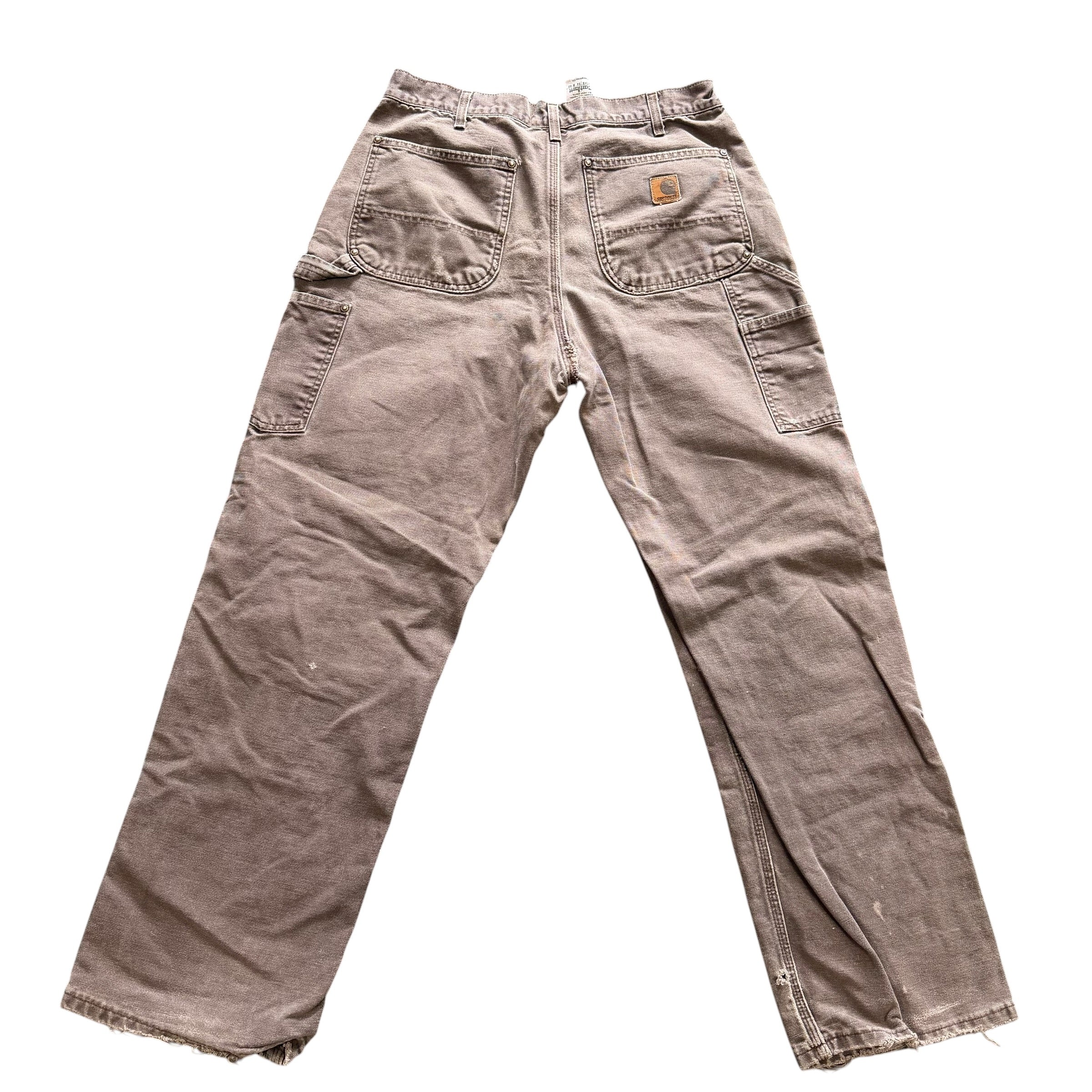 Carhartt Brown Faded Double Knee (34x32)