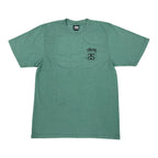 NEW Stussy Stock Link Dyed Green Tee