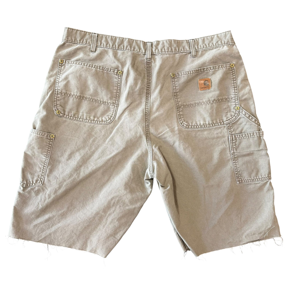 Vintage Carhartt Light Brown Double Knee Shorts(36)Thinner material