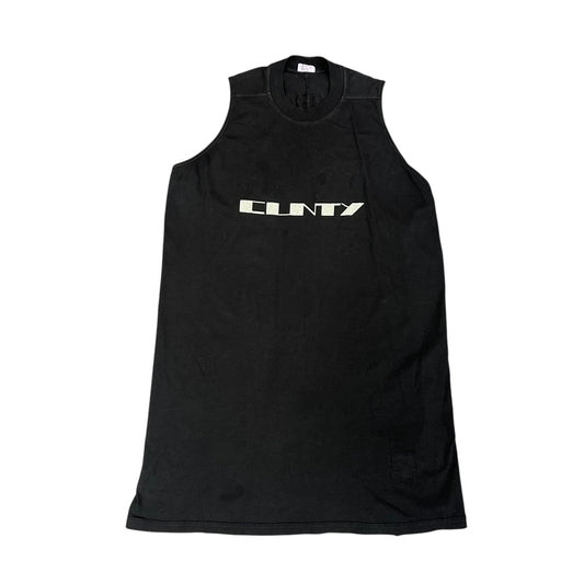 Rick Owens Cunty Black Tank Top