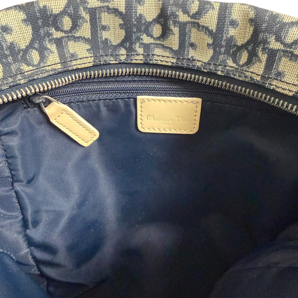 Christian Dior Vintage Crossbody Canvas Bag Medium