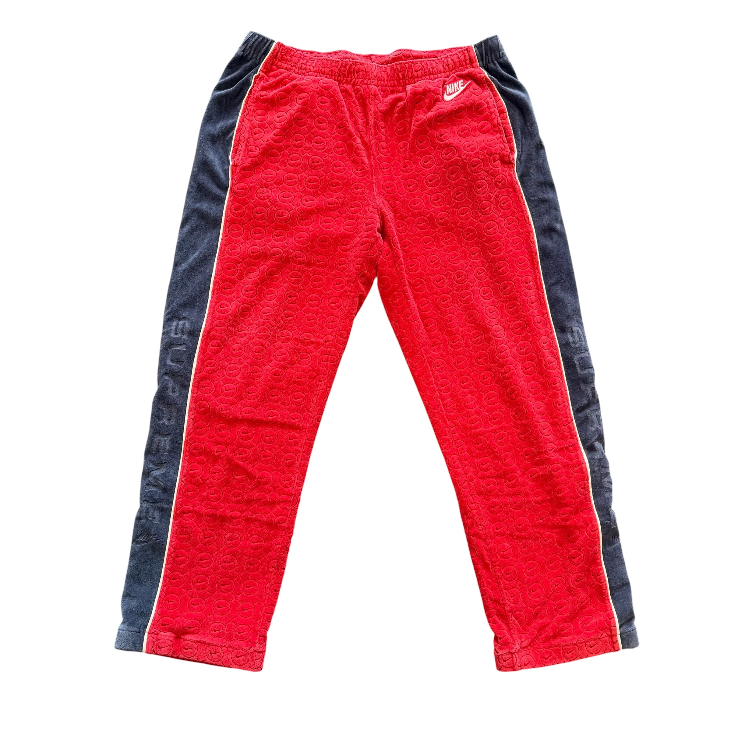 Supreme x Nike Velour Track Pant Red