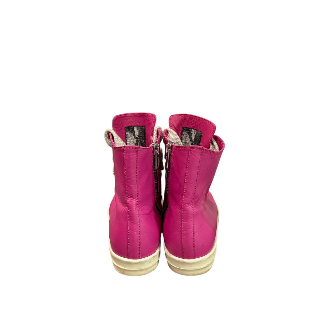 Rick Owens Leather High Jumbo Hot Pink