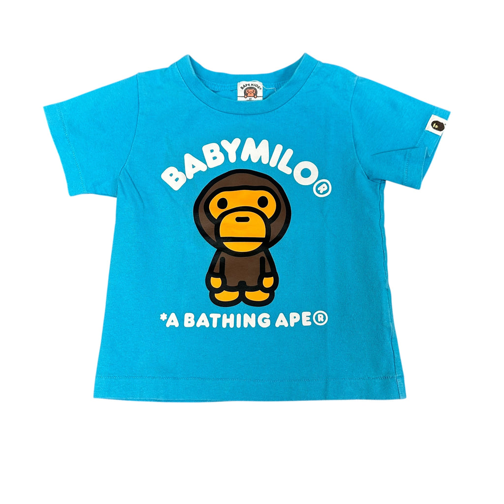 Kids BAPE Milo Blue Front/Back Tee