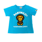 Kids BAPE Milo Blue Front/Back Tee