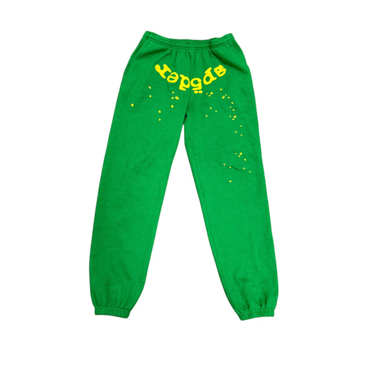 Sp5der Green/Yellow Sweatpants
