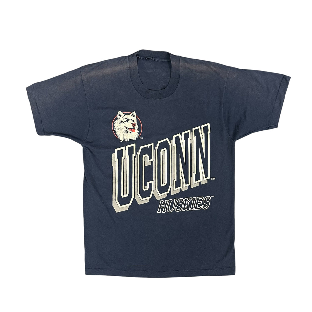 Vintage UCONN Huskies Navy Tee