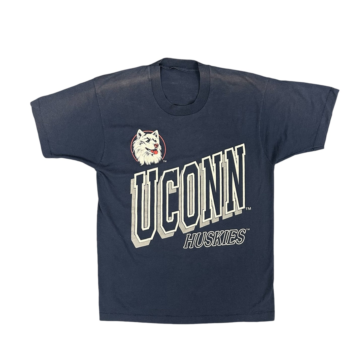 Vintage UCONN Huskies Navy Tee