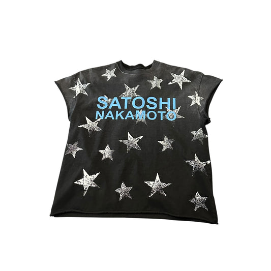 Satoshi Nakamoto Grey Sleeveless