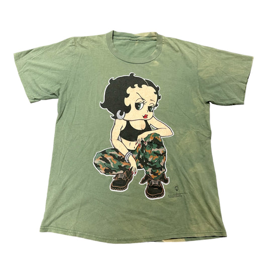 ‘97 Olive Camo Betty Boop Tee