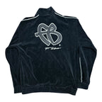 FUBU Black Velour Track Jacket