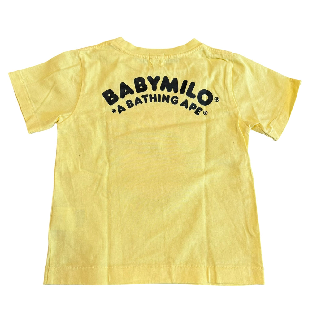 Kids Bape Baby Milo Yellow Tee