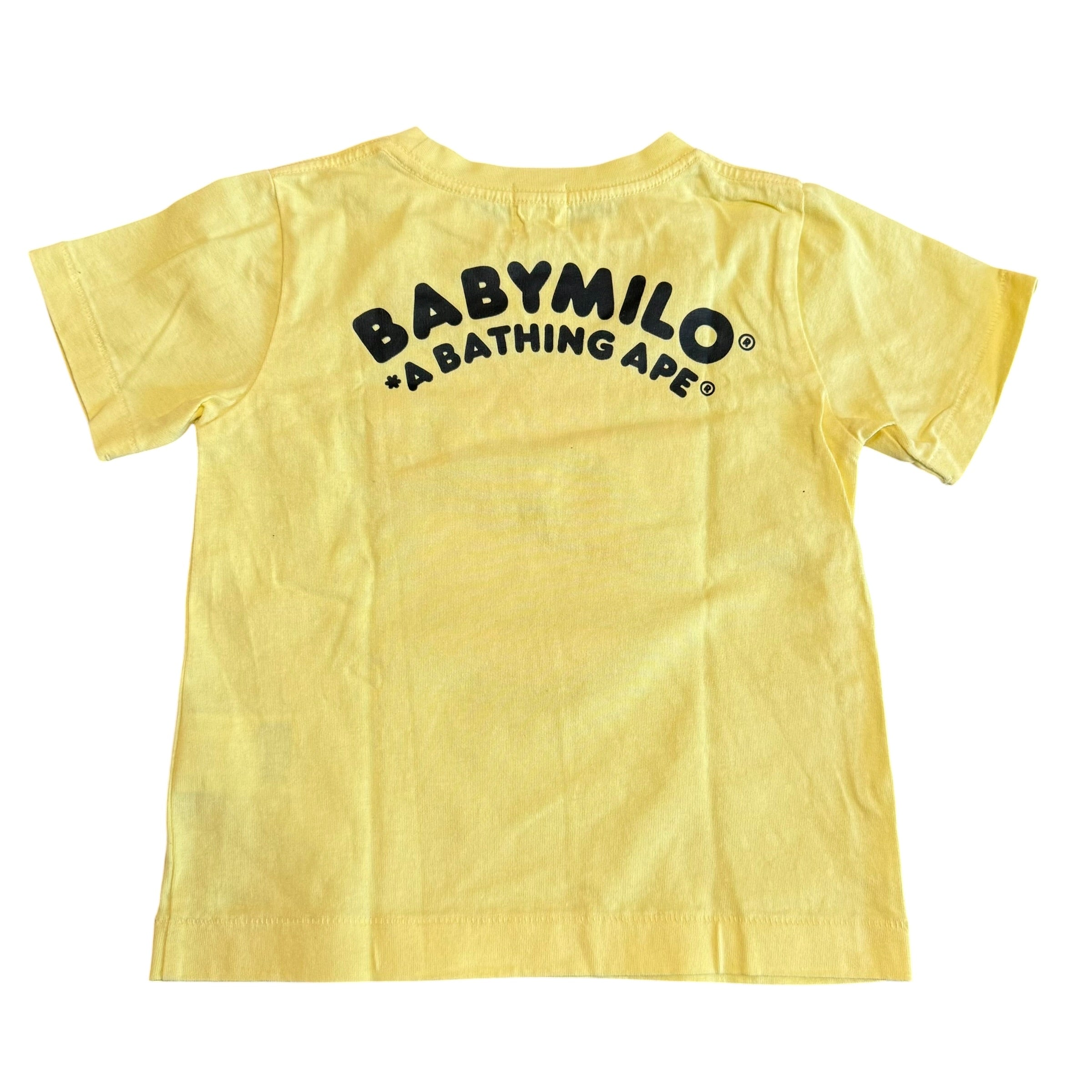 Kids Bape Baby Milo Yellow Tee
