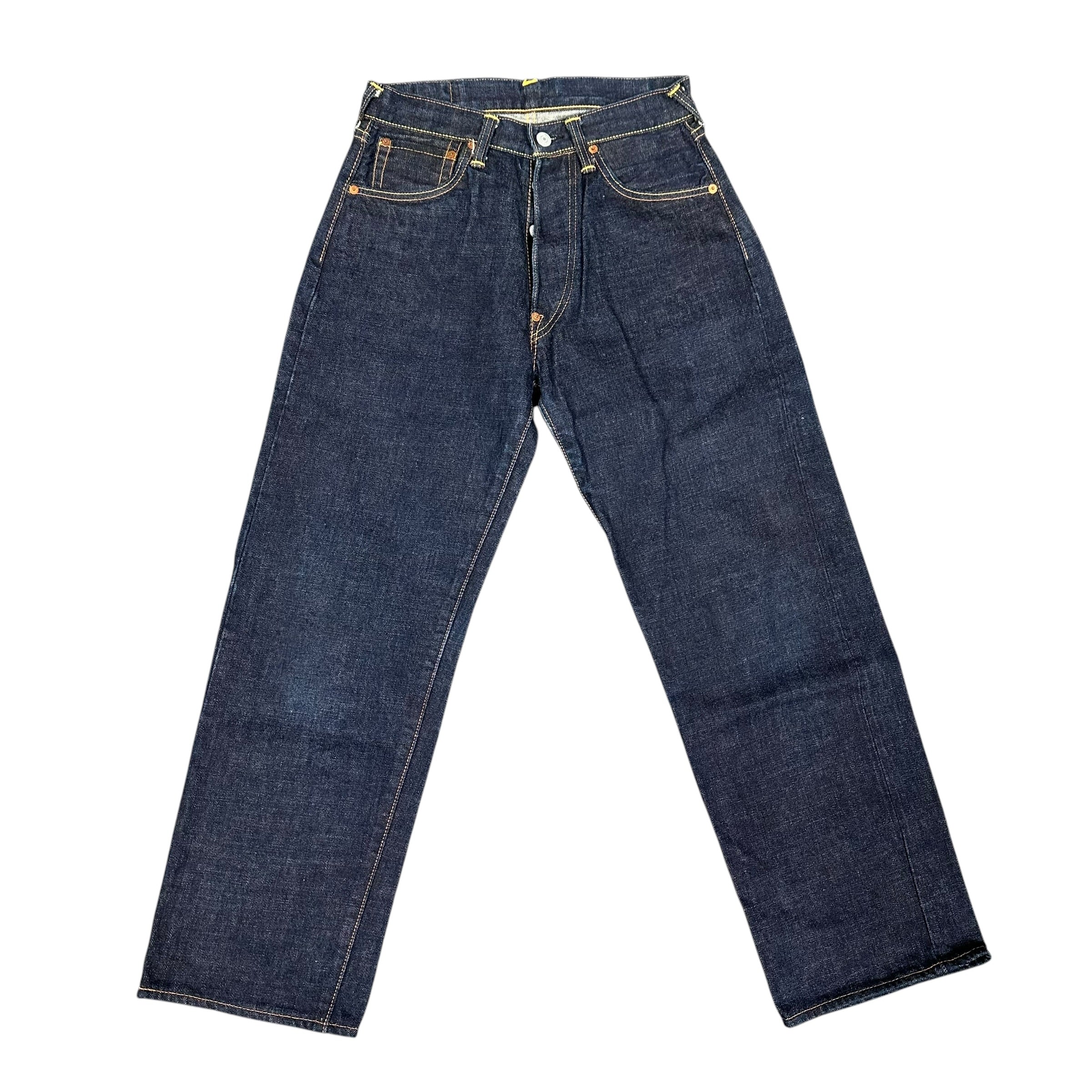 Evisu “No.2” Dark Blue/Orange Jeans (29x29 – Good Times Online Store