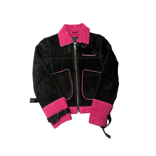 Rocawear Sherpa Coat Pink
