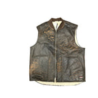 Stussy Brown Leather Vest