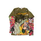 Ed Hardy Double Layer Mermaid Tee