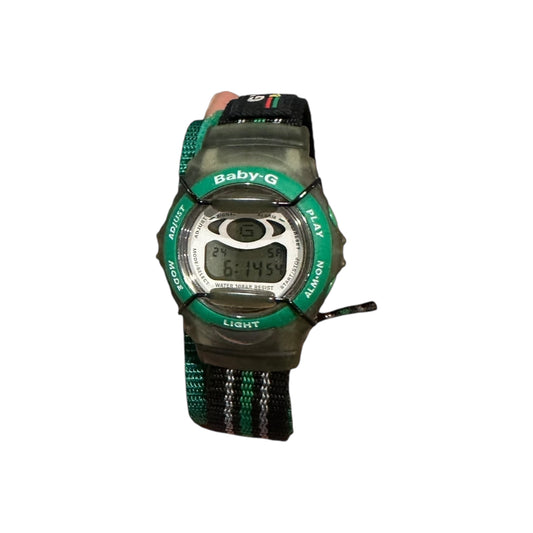 G Shock Clear/Green