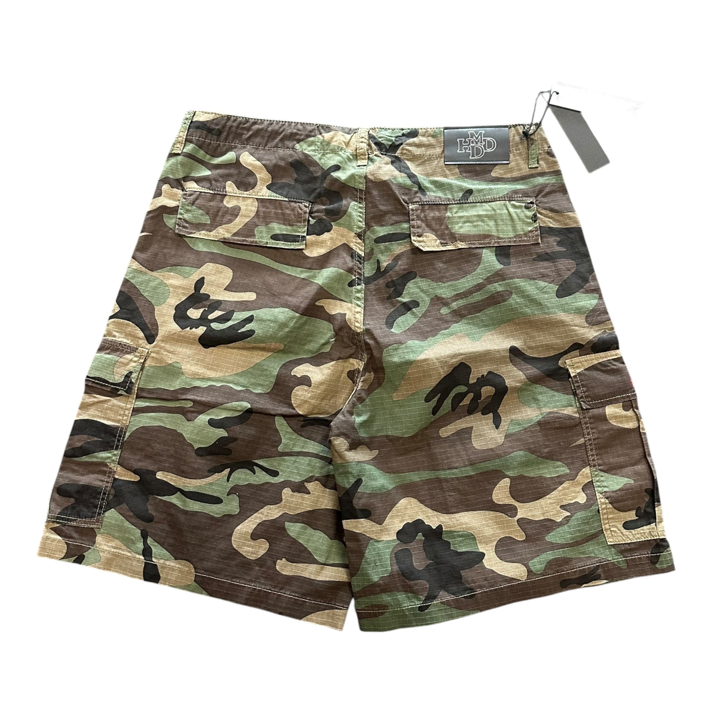 HMDD Rainbow Logo Camo Shorts