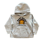 Kids Bape Baby Milo Grey Hoodie
