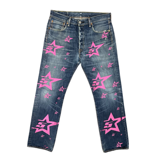 Sp5der Pink/Blue 5 Star Work Pant