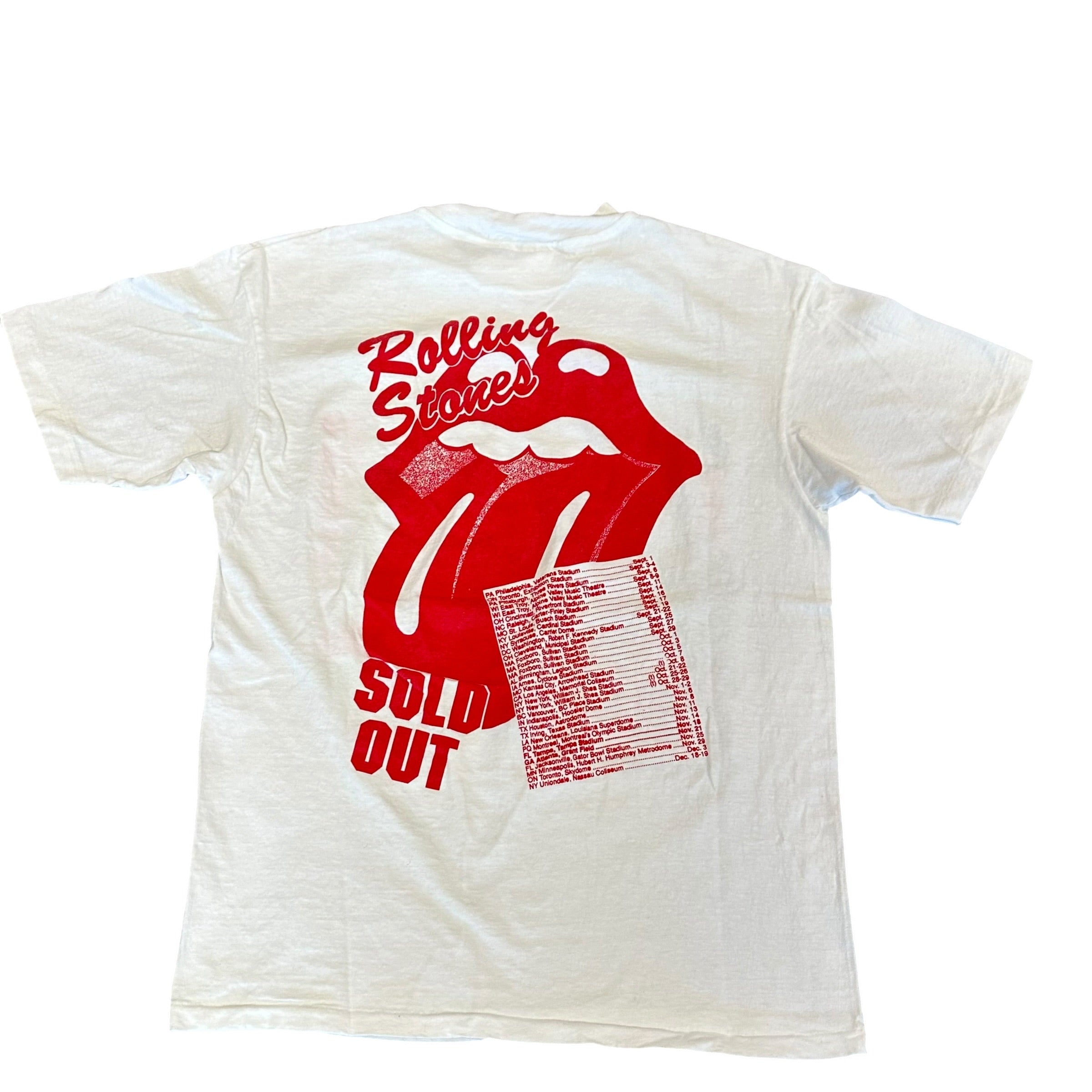 Rolling Stones 1989 Tour Shirt