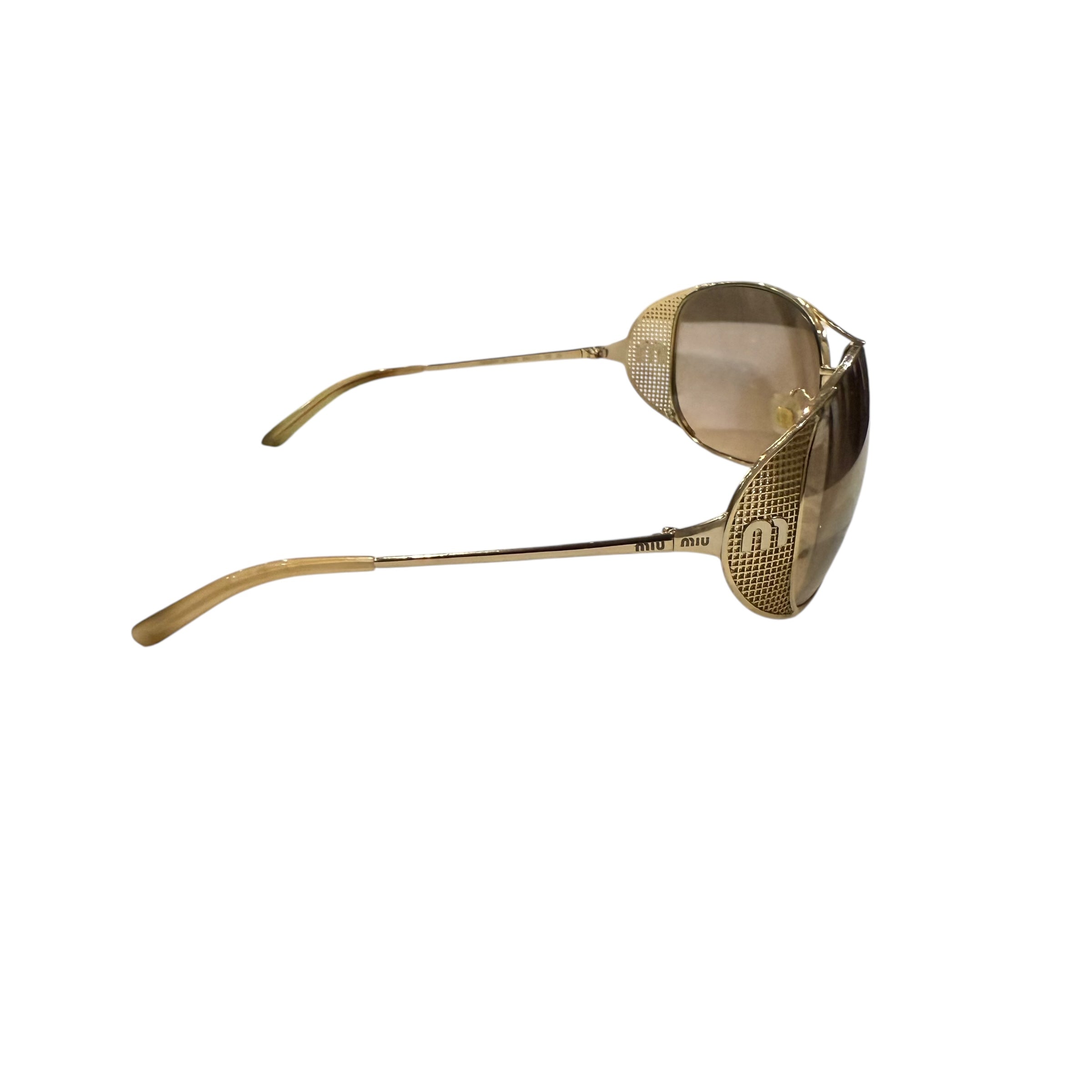 Miu miu Gold Shades-