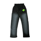 Vertabrae Blk/Green Sweatpants