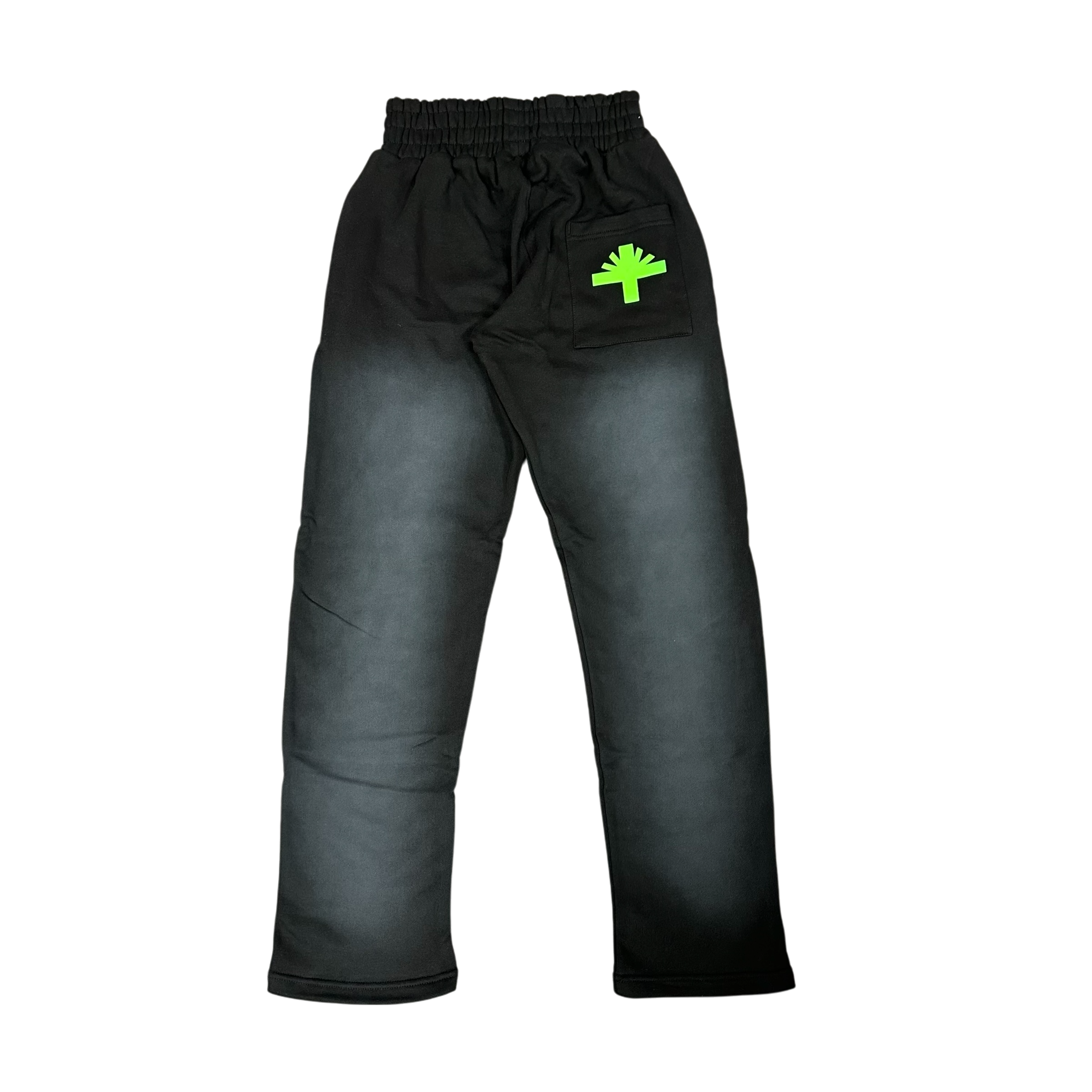 Vertabrae Blk/Green Sweatpants