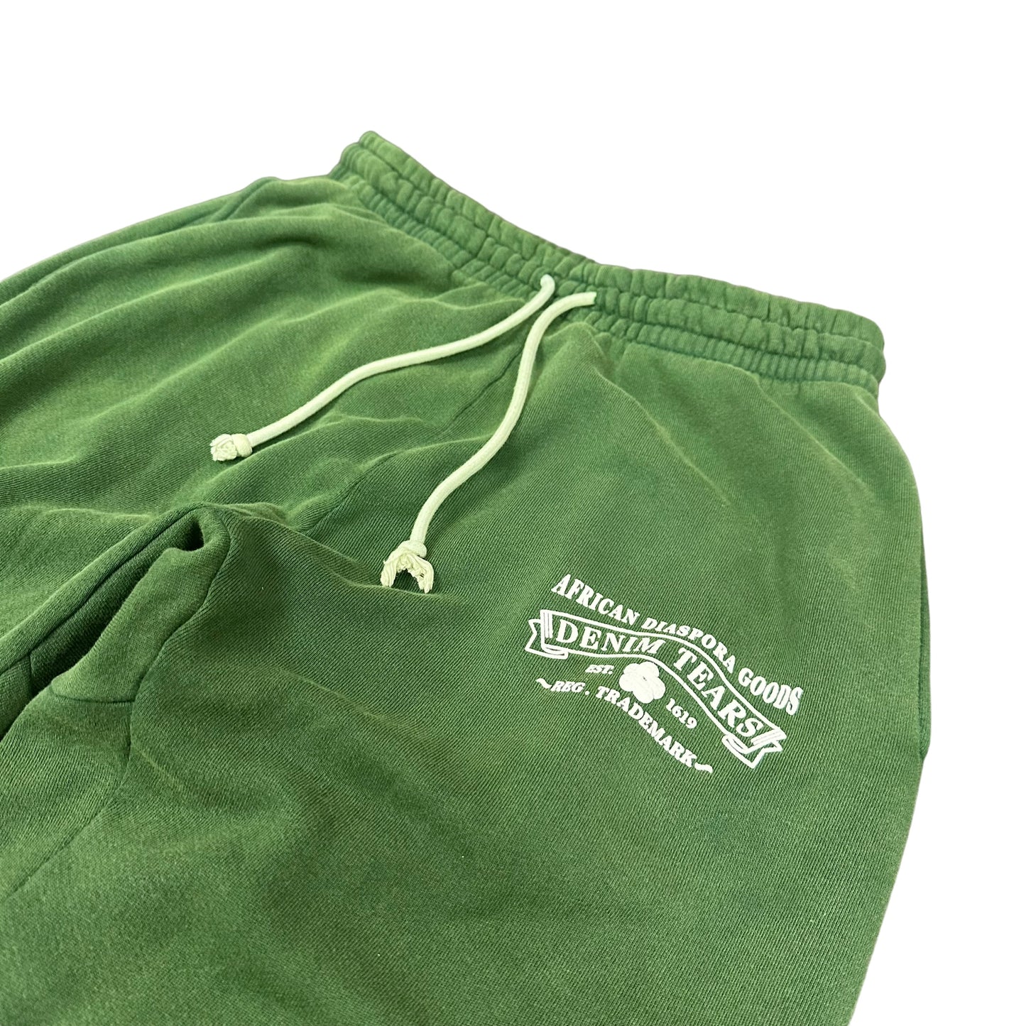 Green Denim Tears Sweatpants