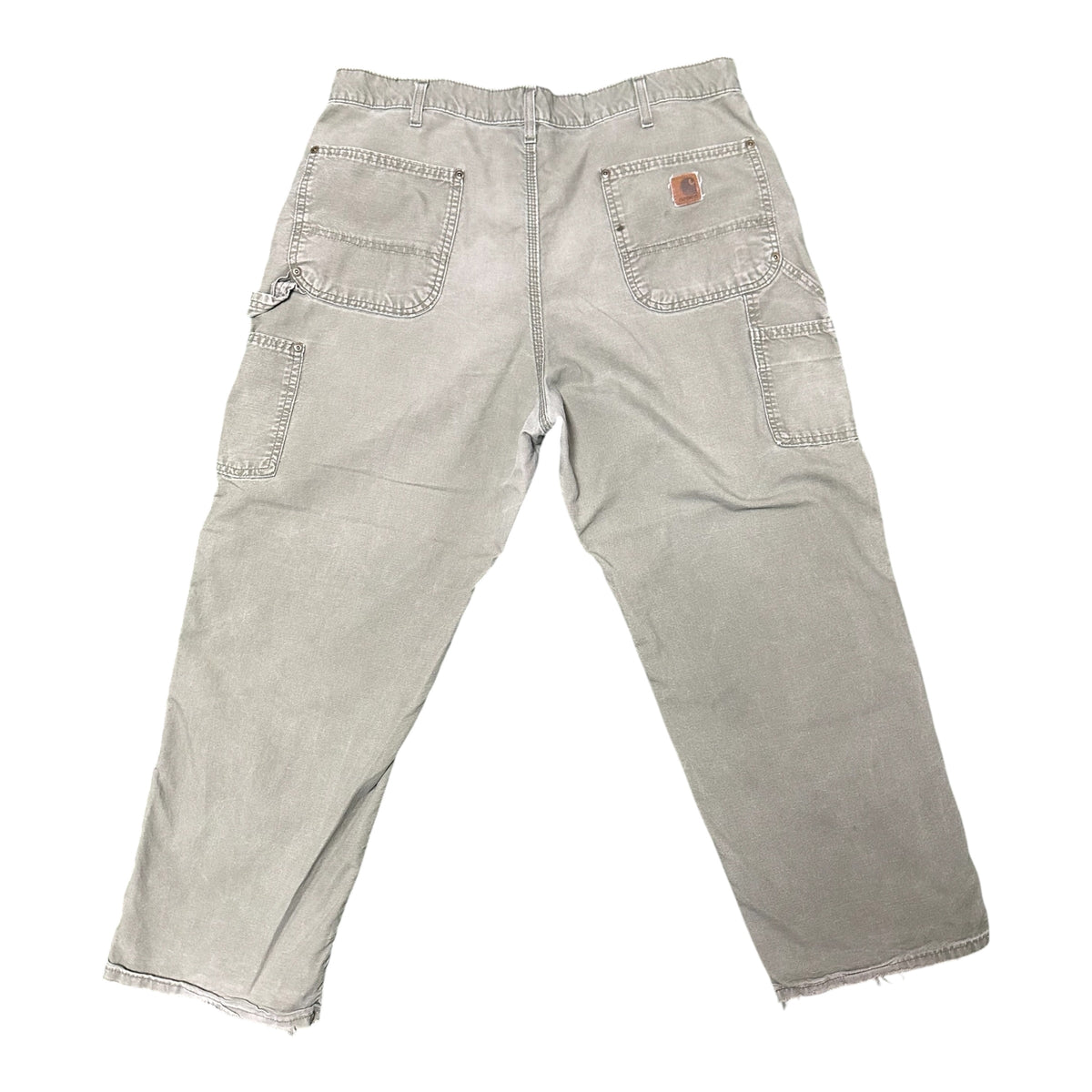 Green Carhartt Double Knee Pants Thin Pair (38x30)