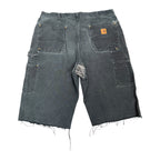 Black Carhartt Double Knee Shorts