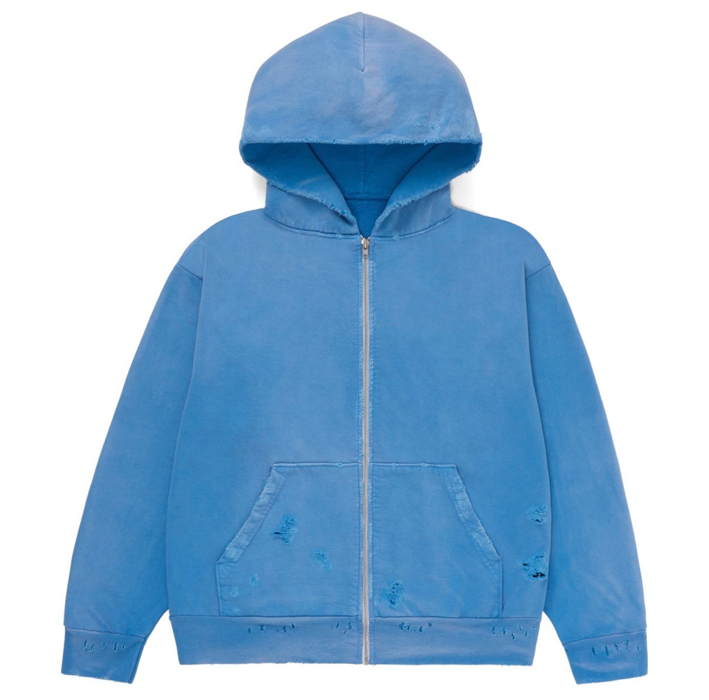 Breath In Time Carolina Blue Zip Up Hoodie