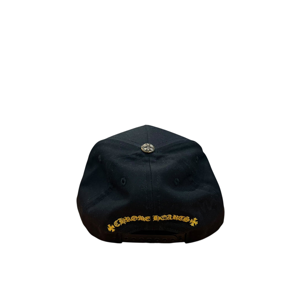 Black/Yellow Chrome Hearts Trucker Hat