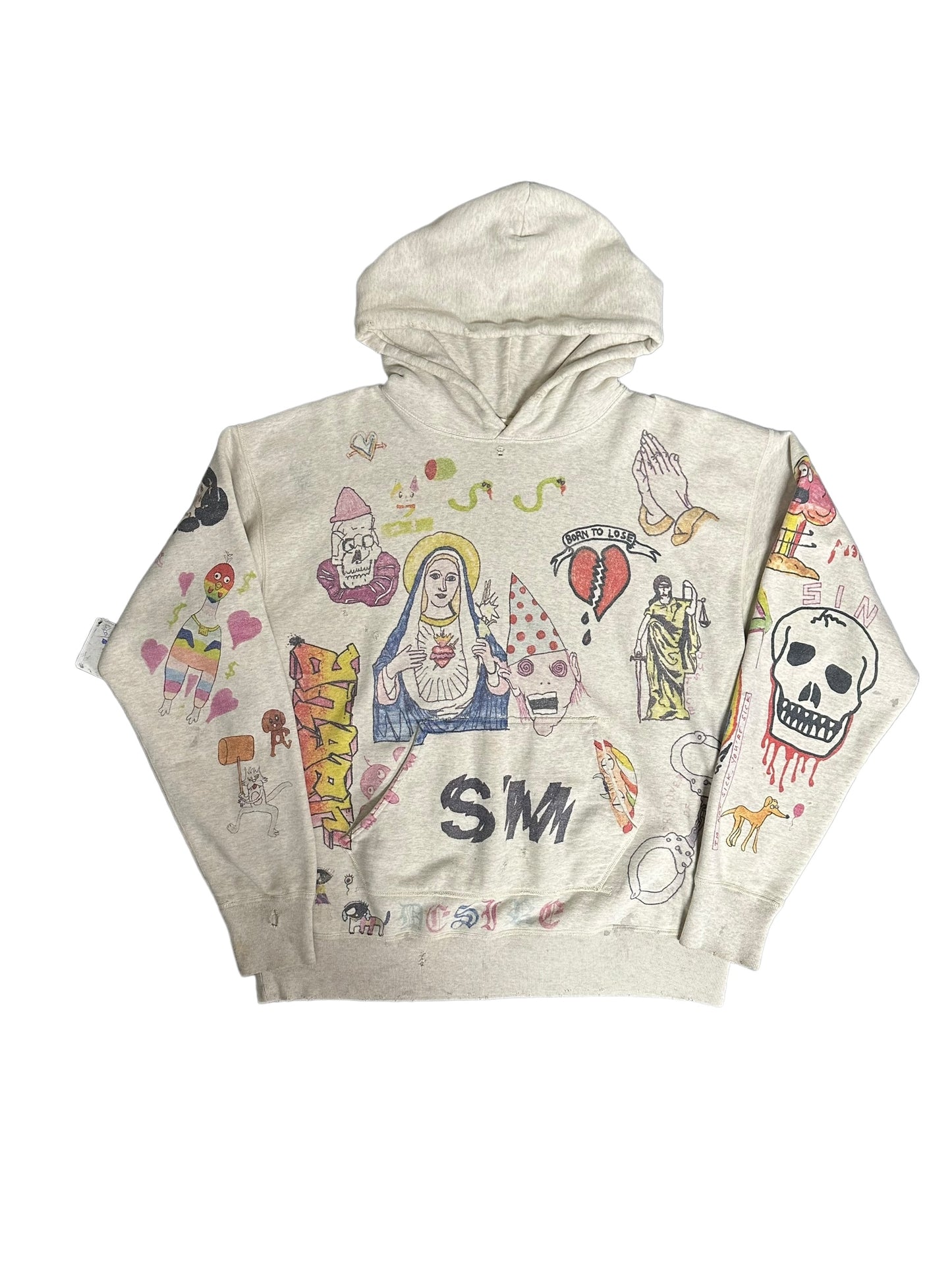 Saint Michael Graffiti Hoodie