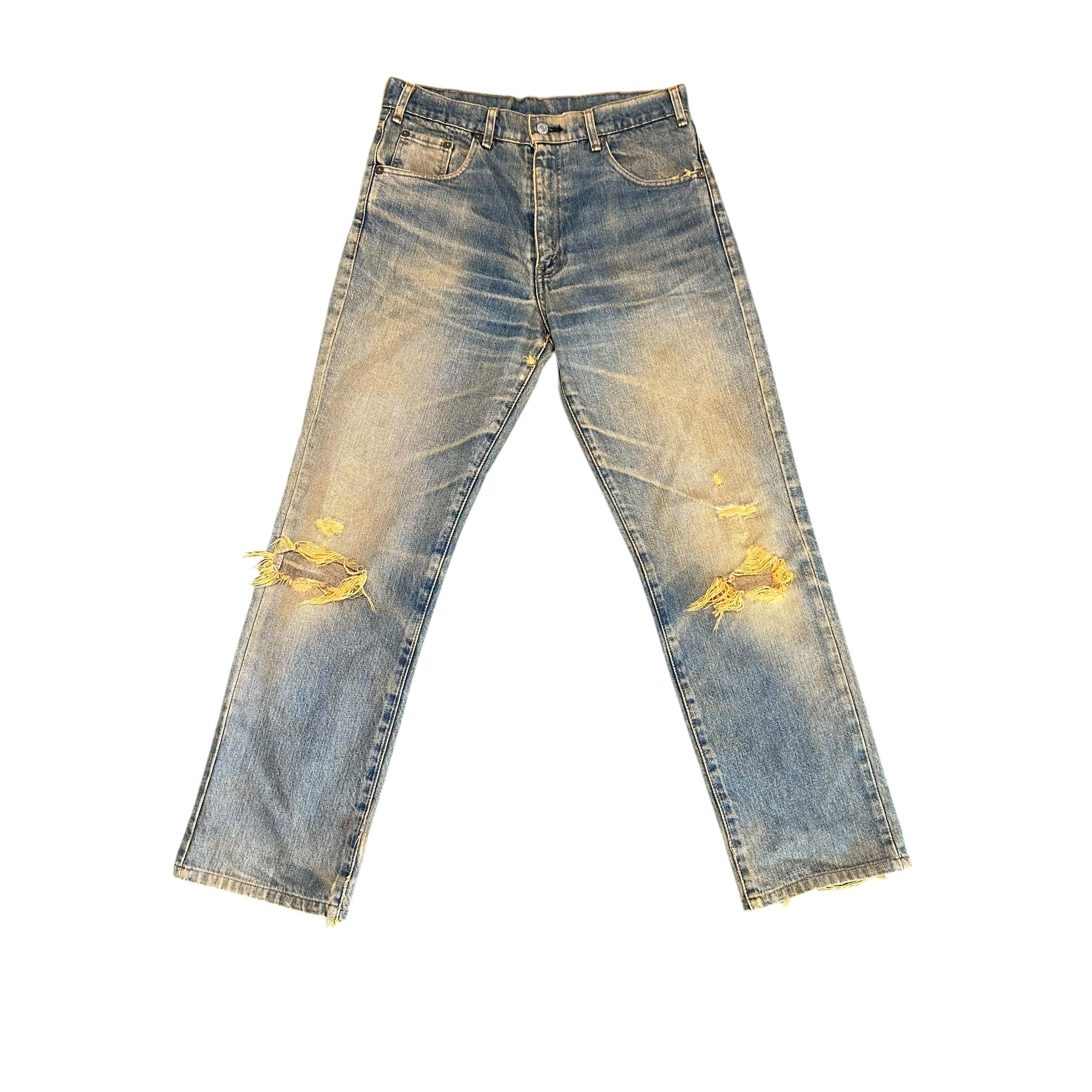 In House Hand Dyed Denim Jeans