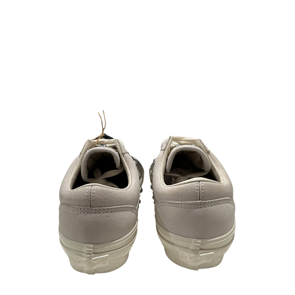1 of 1 Hand Made Studded Vans Old Skool Lx 36 “Silver”