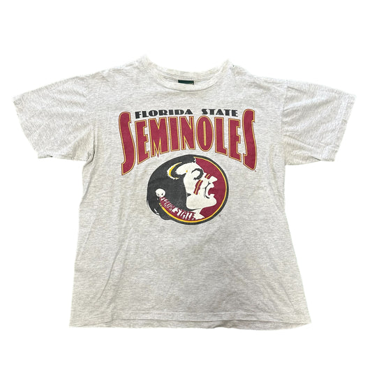 Vintage Grey FL State Seminoles Tee