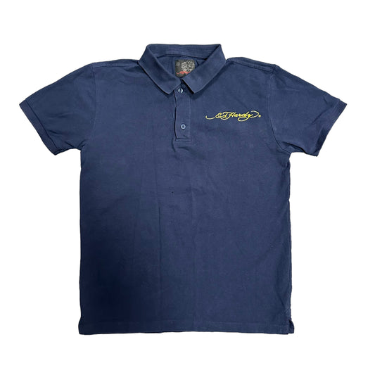 Ed Hardy Vulture Navy Polo Shirt