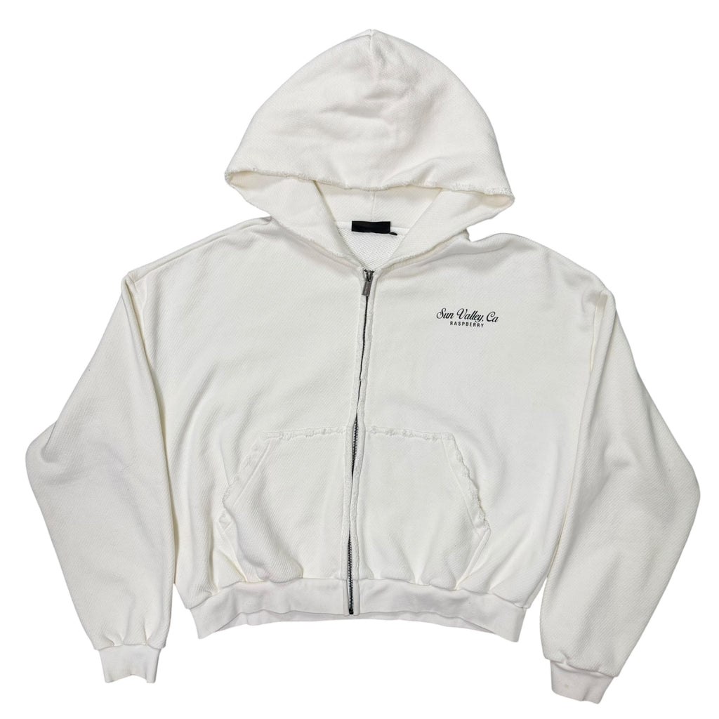 GV Gallery “Sun Valley” White Zip Hoodie