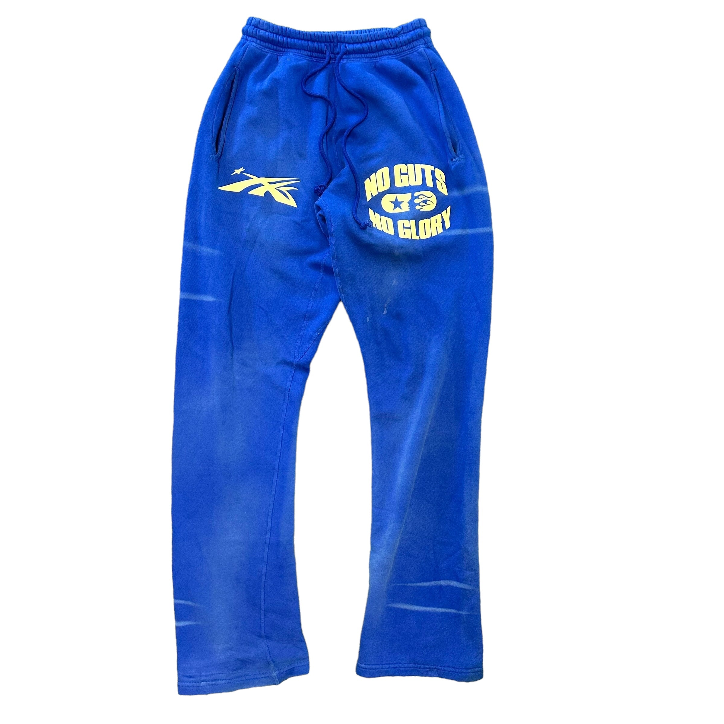 Stack Blue Sweats Hellstar No Guts Blue Sweatpants – Good Times Online Store