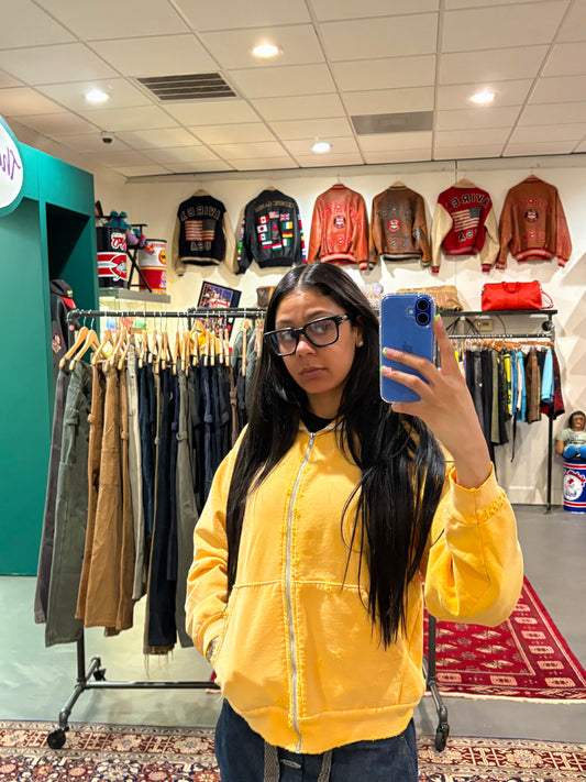 Breath In Time “CILY” Zip Up Hoodie “Yellow”