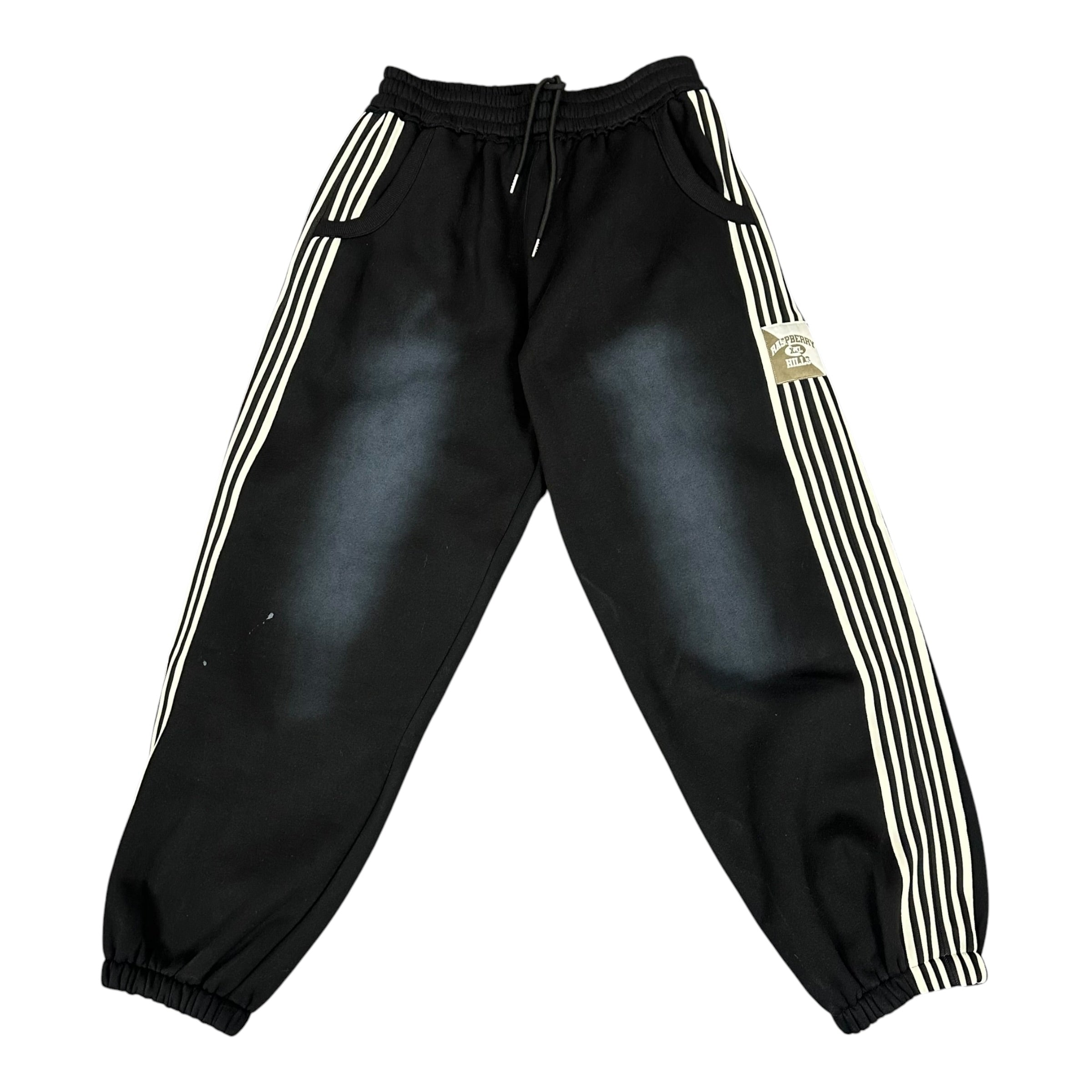 GV Gallery Black Striped Sweatpants