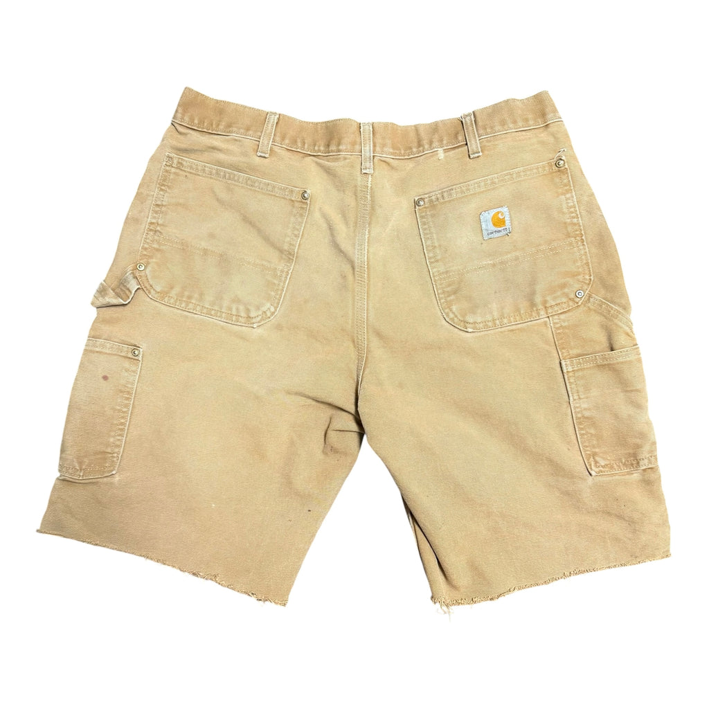 Vintage Carhartt Khaki Double Knee Shorts(36)