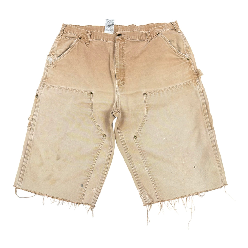 Vintage Carhartt Khaki Double Knee Shorts(40)