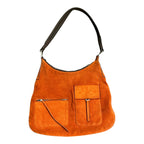 Prada Suede Shoulder Bag
