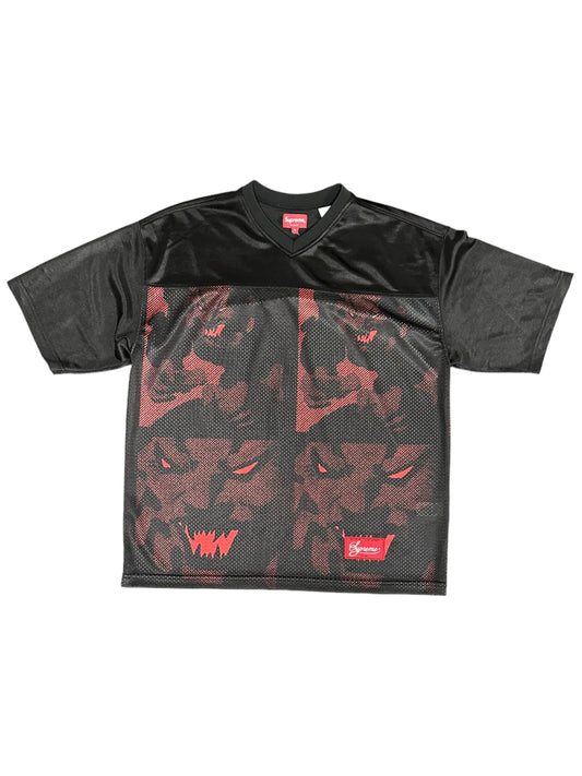 SUPREME RONIN MESH JERSEY BLACK/RED (50XUX5)