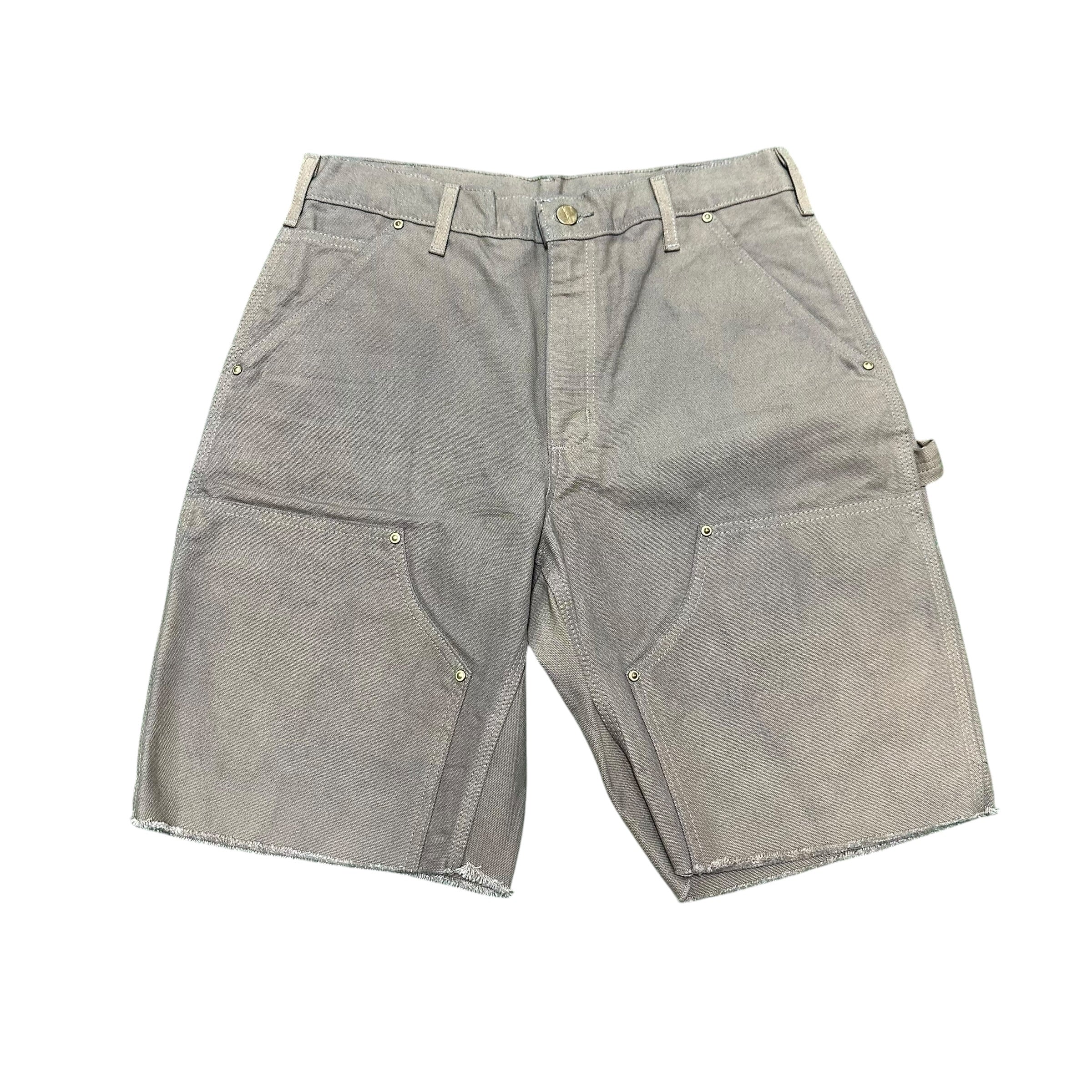 Olive Green Carhartt Double Knee Shorts