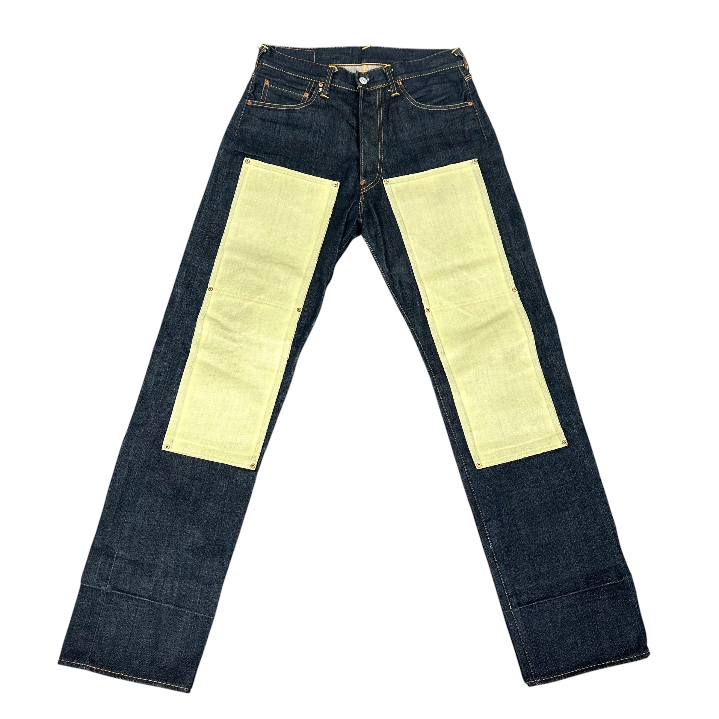 Evisu Double Knee Paint Pocket Denim (32x35)